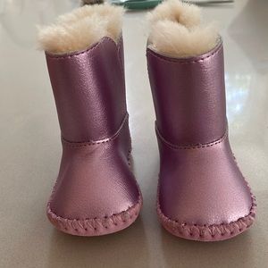 Ugg Metallic Purple Caden Booties Size 0/1